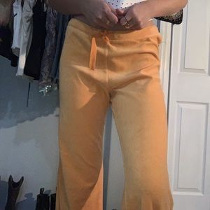 lacoste orange track pant (rips)